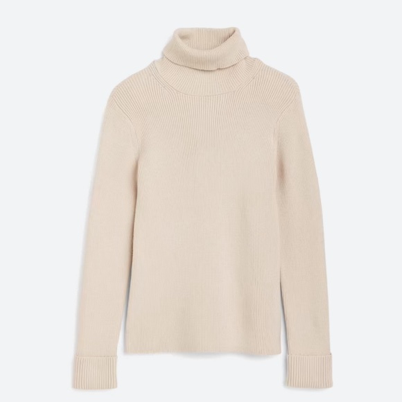 Ribbed turtleneck and cuff sweater - Picture 2 of 4